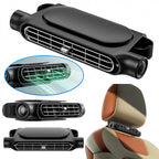 Car Headrest Cooling Air Fan 3 Speeds Adjustable Car Seat Cooling Fan USB Powered Rear Seat Ventilator Summer Car Accessories