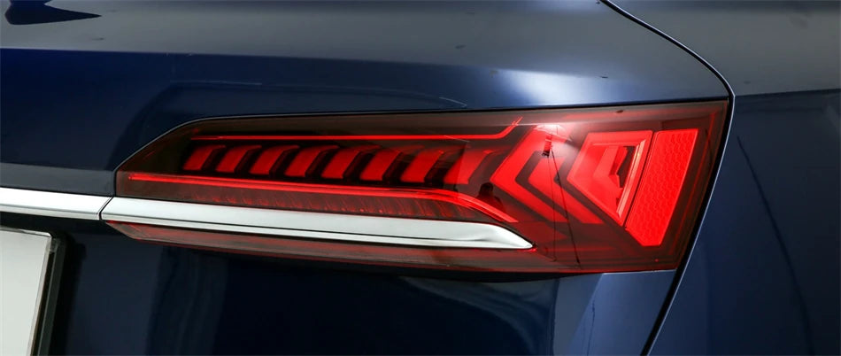 For Audi Q7 2020 2021 2022 2023 2024 Accessories For Vehicles Replacement Car Lights Shell Brake Lights Shell Tail Lamp Cover