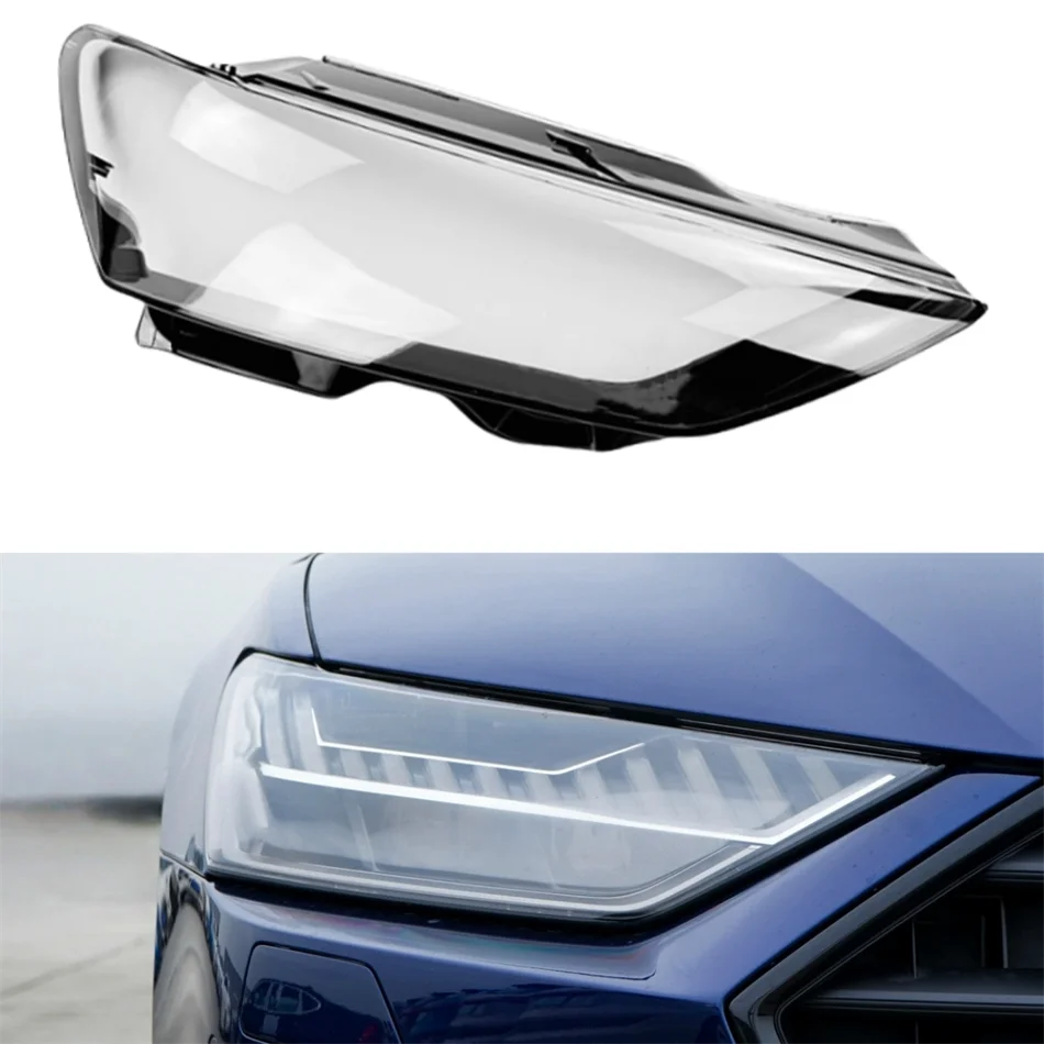 For Audi A7 2019 2020 2021 2022 2023 Car Accessories Base Head Lamp Shell Headlight Accessories Front Headlight Cover