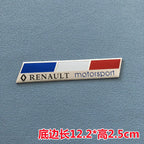 Car Emblem Sticker Accessories For Renault RS GT Clio Megane PARLS PREMIERE Captur Trafic Twingo Scenic 2 Kadjar Zoe Kangoo