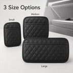 CAR ACCESSORIES MEN - 1 PIECE PU LEATHER CAR SEAT ORGANISER, MOBILE PHONE SUNGLASSES STORAGE, WATERPROOF DOCUMENT HOLDER