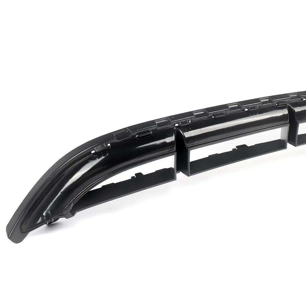 MAGICKIT For 2010-2015 Audi Q7 S-Line Front Bumper Lower Grille Cover Black US CAR Accessories Sport Model Black
