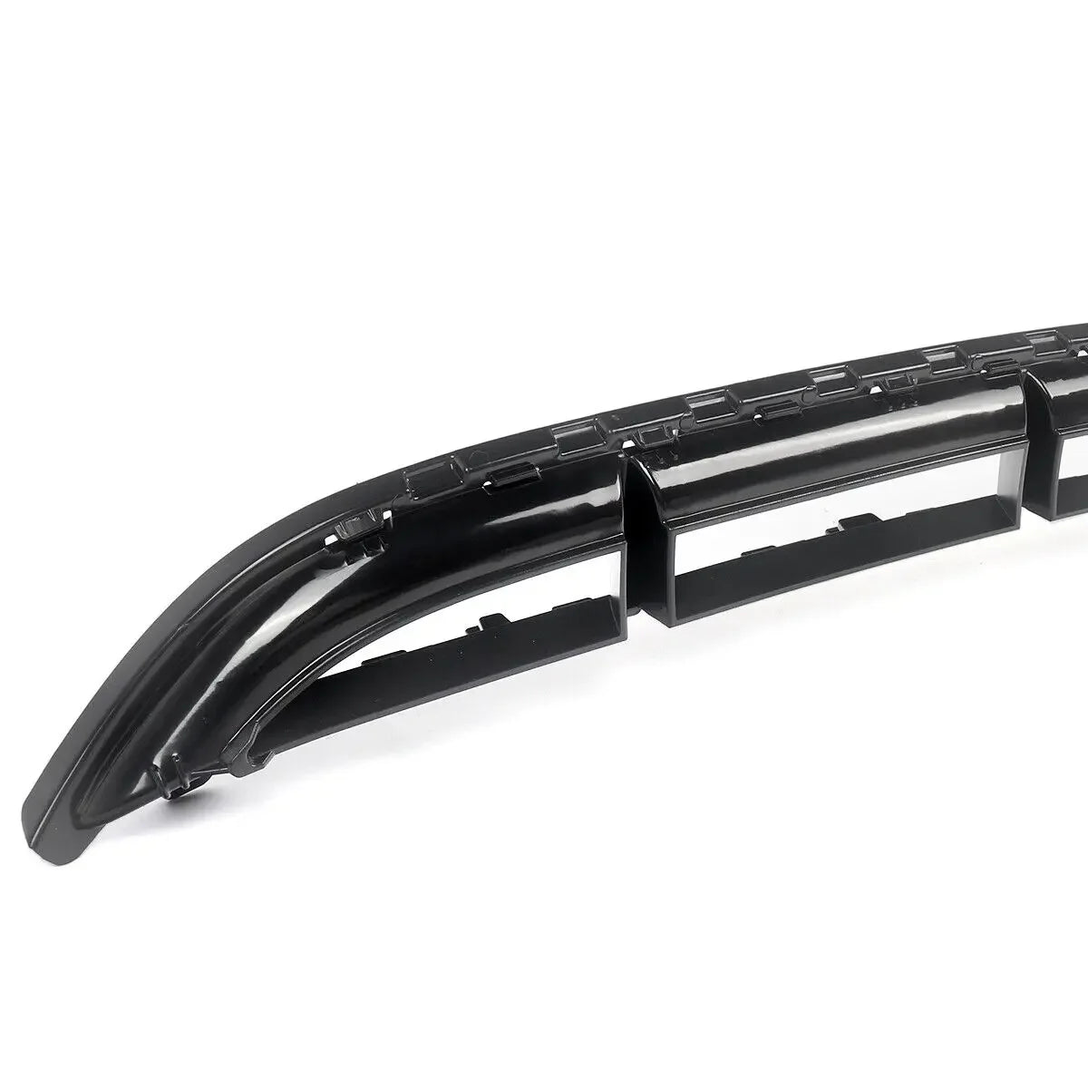 MAGICKIT For 2010-2015 Audi Q7 S-Line Front Bumper Lower Grille Cover Black US CAR Accessories Sport Model Black