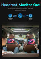 OTTOCAST PICASOU 3 CarPlay AI Box Wireless Android Auto TV Box Mini HDMI for Toyota Kia Hyundai VW for Netflix Car Accessories