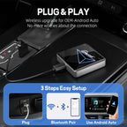 OTTOCAST A2Air Pro Wireless Android Auto Adapter for Android 14 Phone Car Accessories for Kia VW Audi Ford Benz  Chery Chevrolet