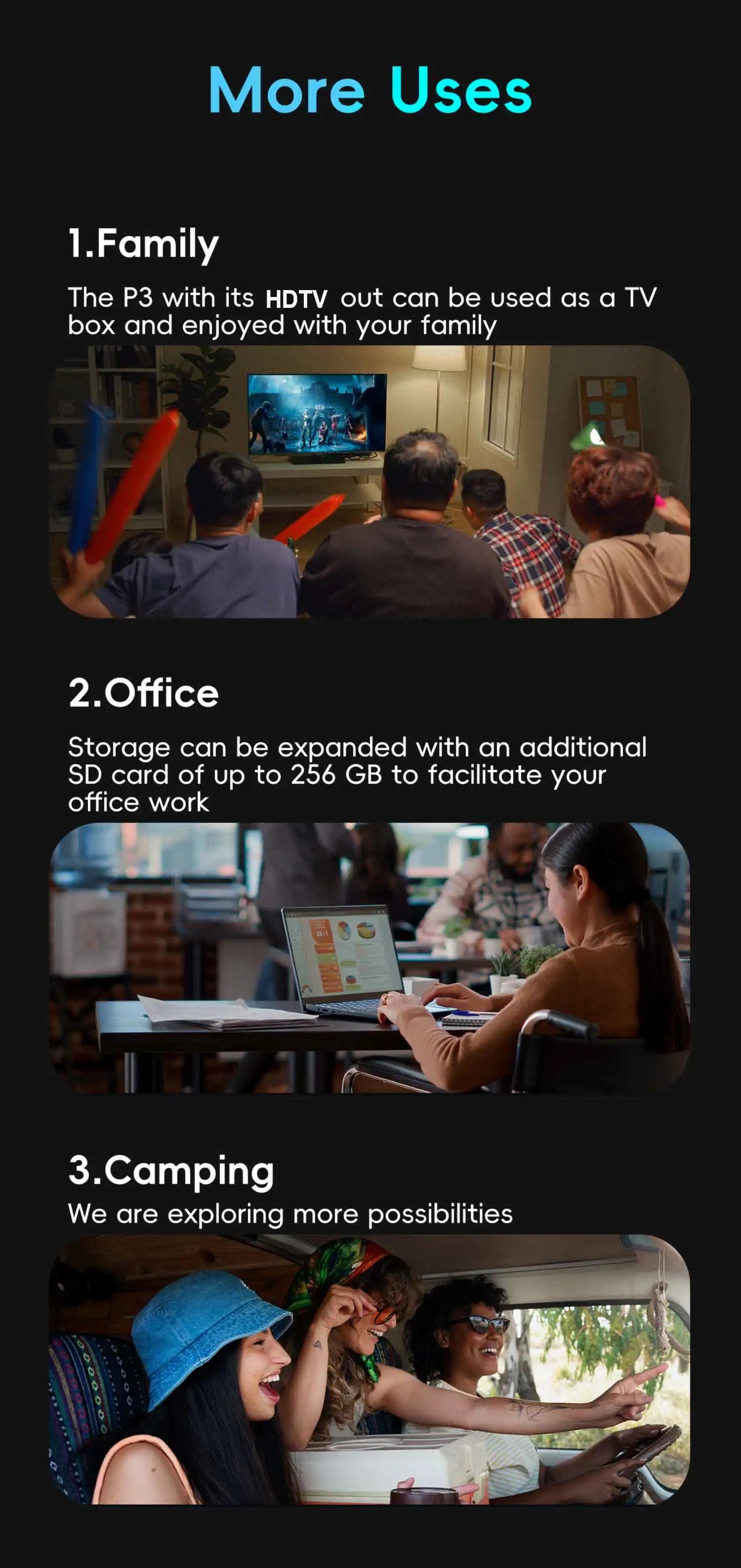 OTTOCAST OttoAibox P3 CarPlay AI Box Wireless Android Auto Smart TV Box Support for HDMI output Car Accessories for Benz VW Audi
