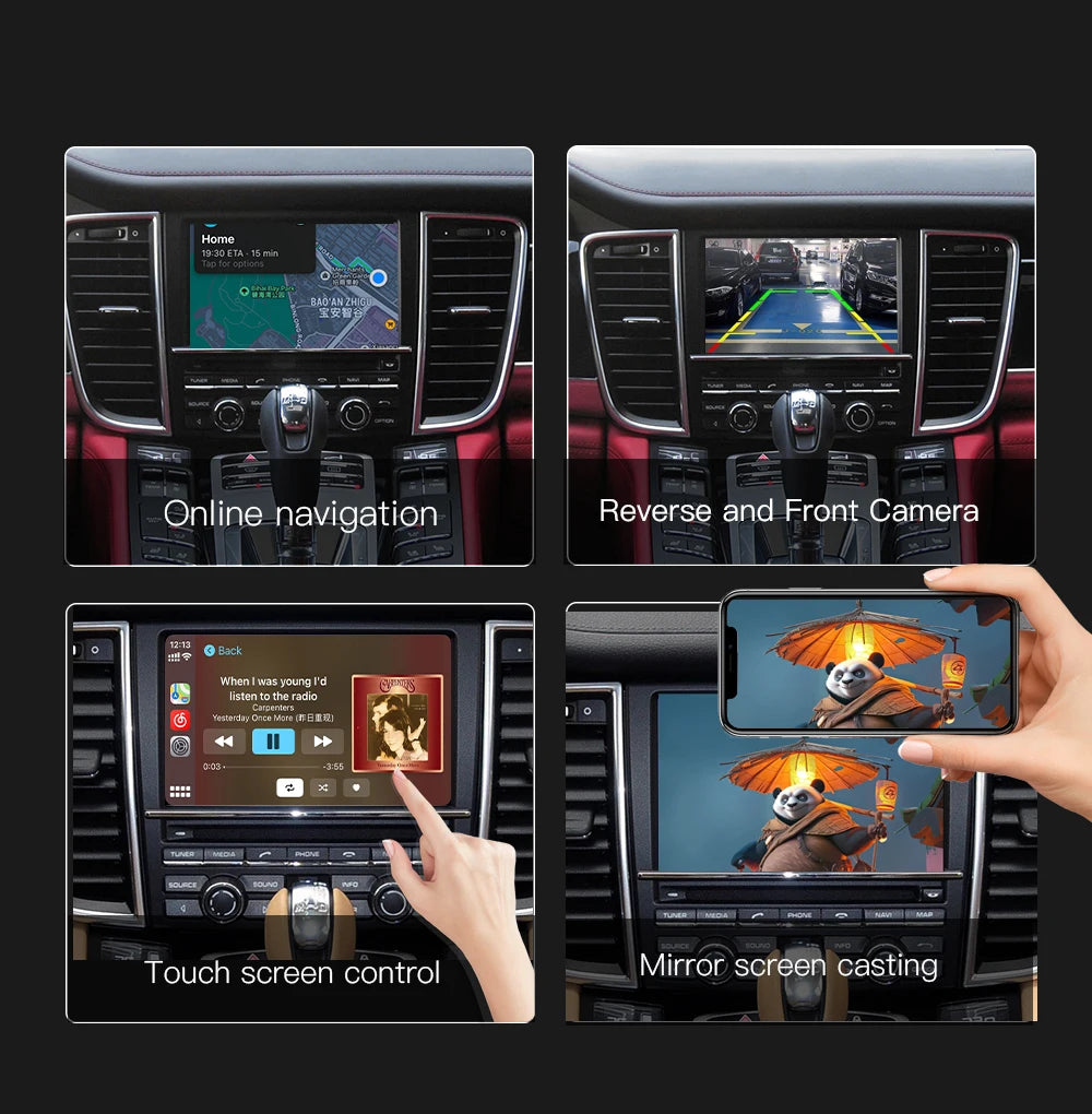 AUTOABC Wireless Carplay Module for Porsche PCM3.1 Cayenne Macan 911 Panamera Bosxter Android Auto Car Accessories Airplay carp