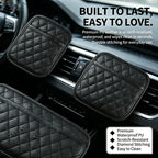 CAR ACCESSORIES MEN - 1 PIECE PU LEATHER CAR SEAT ORGANISER, MOBILE PHONE SUNGLASSES STORAGE, WATERPROOF DOCUMENT HOLDER