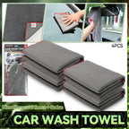 2X Washing Cloth Suede & Coral Fleece Double-sided Towel Quick Dry Super Absorbent Soft Car Accessories Multipurpose Clean tools