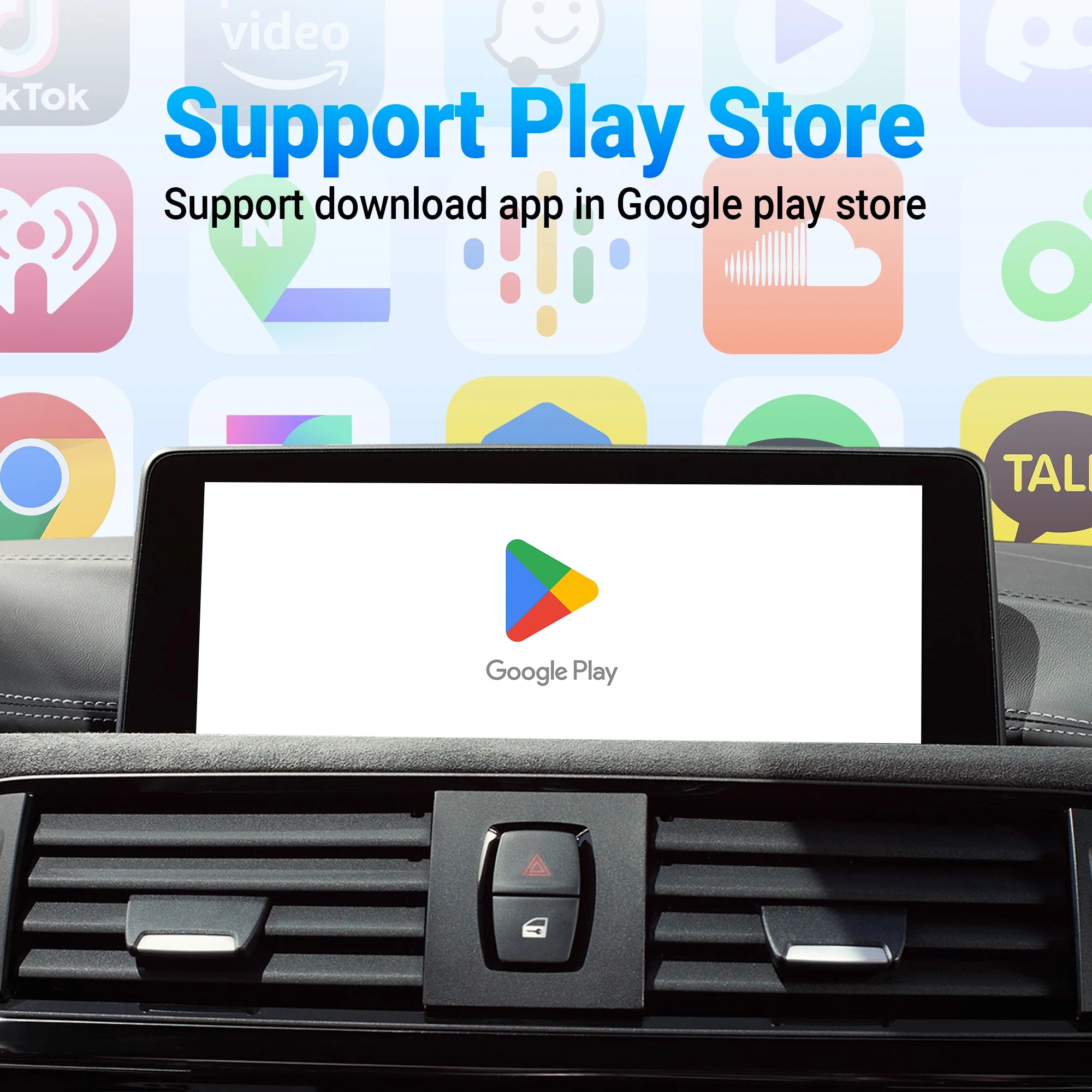 OTTOCAST OttoAibox P3 CarPlay AI Box Wireless Android Auto Smart TV Box Support for HDMI output Car Accessories for Benz VW Audi