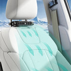 Car Headrest Cooling Air Fan 3 Speeds Adjustable Car Seat Cooling Fan USB Powered Rear Seat Ventilator Summer Car Accessories