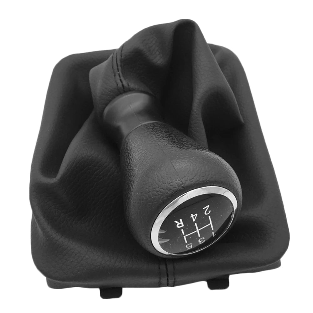 For Peugeot 206 207 307 Citroen C3/C5 PU 5 Speed Gear Shift Knob Shifter Lever Stick Gaiter Boot Cover Car Accessories