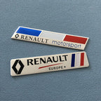 Car Emblem Sticker Accessories For Renault RS GT Clio Megane PARLS PREMIERE Captur Trafic Twingo Scenic 2 Kadjar Zoe Kangoo
