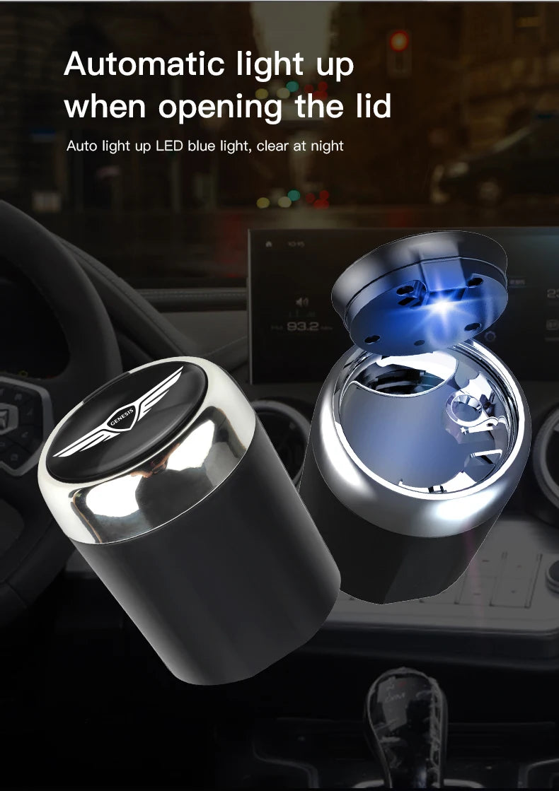 car ashtray accessories for vehicles Car novelty for Genesis G80 GV70 GV80 GV60 G70 Essentia Neolun G90 GV90 X