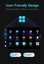 OTTOCAST PICASOU 3 CarPlay AI Box Wireless Android Auto TV Box Mini HDMI for Toyota Kia Hyundai VW for Netflix Car Accessories