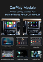 AUTOABC Wireless Carplay Module for Porsche PCM3.1 Cayenne Macan 911 Panamera Bosxter Android Auto Car Accessories Airplay carp