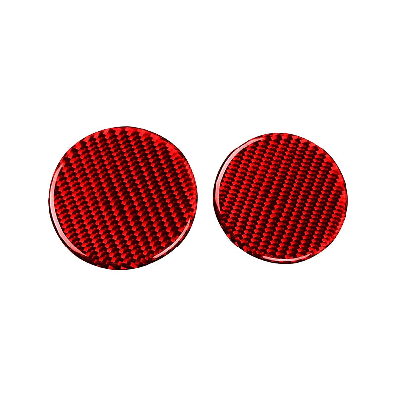 For Chevrolet Camaro 2017-2022 Accessories Carbon Fiber Interior Car Central Cup Holder Gasket Decorative Sticker Trim Cover