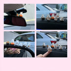 Car interior accessories, car center console decorations, cute bunny car accessories, electric vehicle accessories