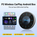 OTTOCAST OttoAibox P3 CarPlay AI Box Wireless Android Auto Smart TV Box Support for HDMI output Car Accessories for Benz VW Audi