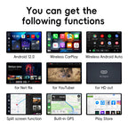OTTOCAST OttoAibox P3 CarPlay AI Box Wireless Android Auto Smart TV Box Support for HDMI output Car Accessories for Benz VW Audi