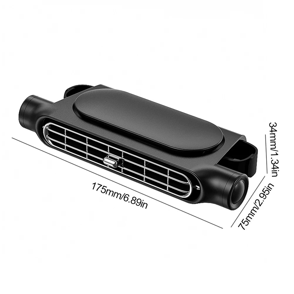 Car Headrest Cooling Air Fan 3 Speeds Adjustable Car Seat Cooling Fan USB Powered Rear Seat Ventilator Summer Car Accessories
