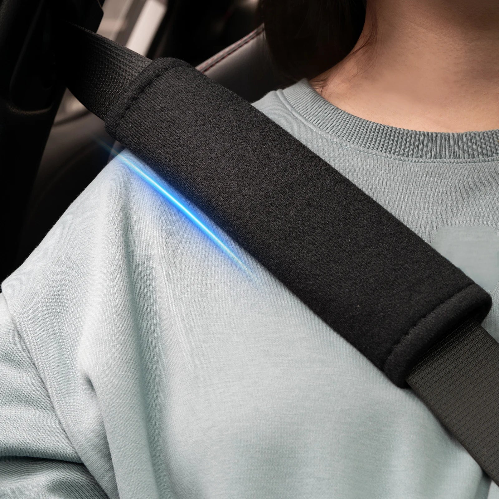 Universal Car Seat Shoulder Strap Pad Cushion Cover Car Belt Protector Seatbelt Cover for Adults Kids Car Accessories Interior