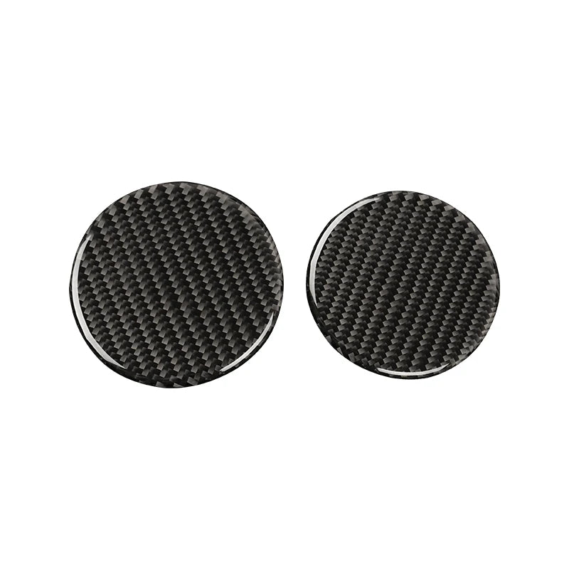 For Chevrolet Camaro 2017-2022 Accessories Carbon Fiber Interior Car Central Cup Holder Gasket Decorative Sticker Trim Cover