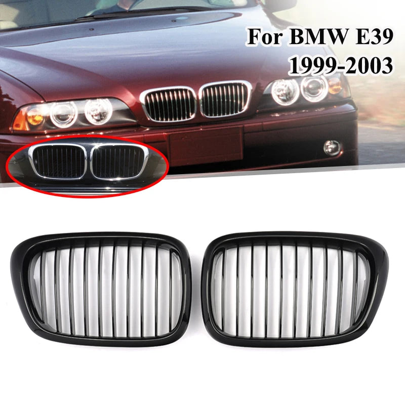 MAGICKIT For E39 5-series 525/528/530/535/540/M5 1997-2003 2 x Front Grille (Left and Right) ABS CAR Accessories