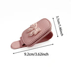Car sun visor, glasses clip, bow tie with rhinestones, cute pink interior, sunglasses storage rack, car accessories