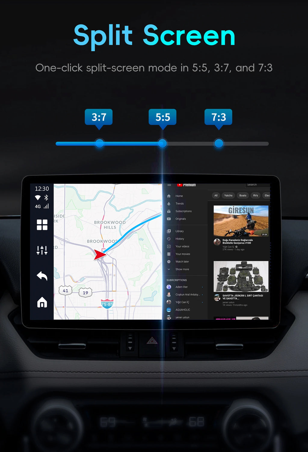 OTTOCAST PICASOU 3 CarPlay AI Box Wireless Android Auto TV Box Mini HDMI for Toyota Kia Hyundai VW for Netflix Car Accessories