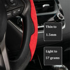 1Pair Universal Car Steering Wheel Cover Booster Anti Slip Suede Leather Steering Wheel Protector for Decoration Car Accessories