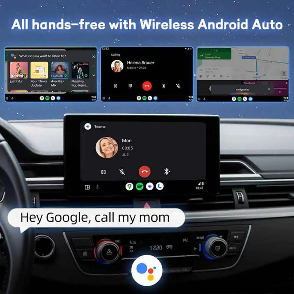 OTTOCAST A2Air Pro Wireless Android Auto Adapter for Android 14 Phone Car Accessories for Kia VW Audi Ford Benz  Chery Chevrolet
