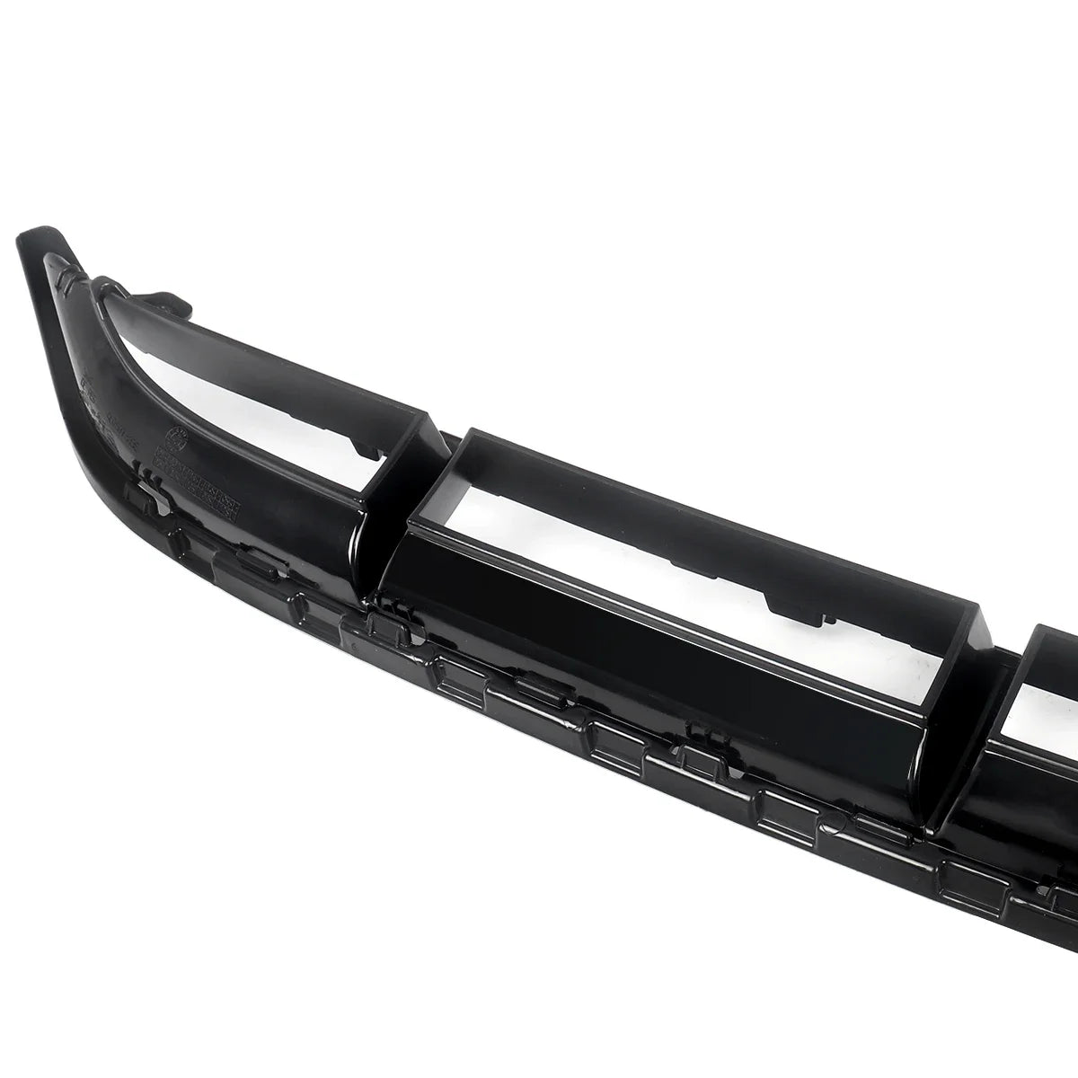 MAGICKIT For 2010-2015 Audi Q7 S-Line Front Bumper Lower Grille Cover Black US CAR Accessories Sport Model Black