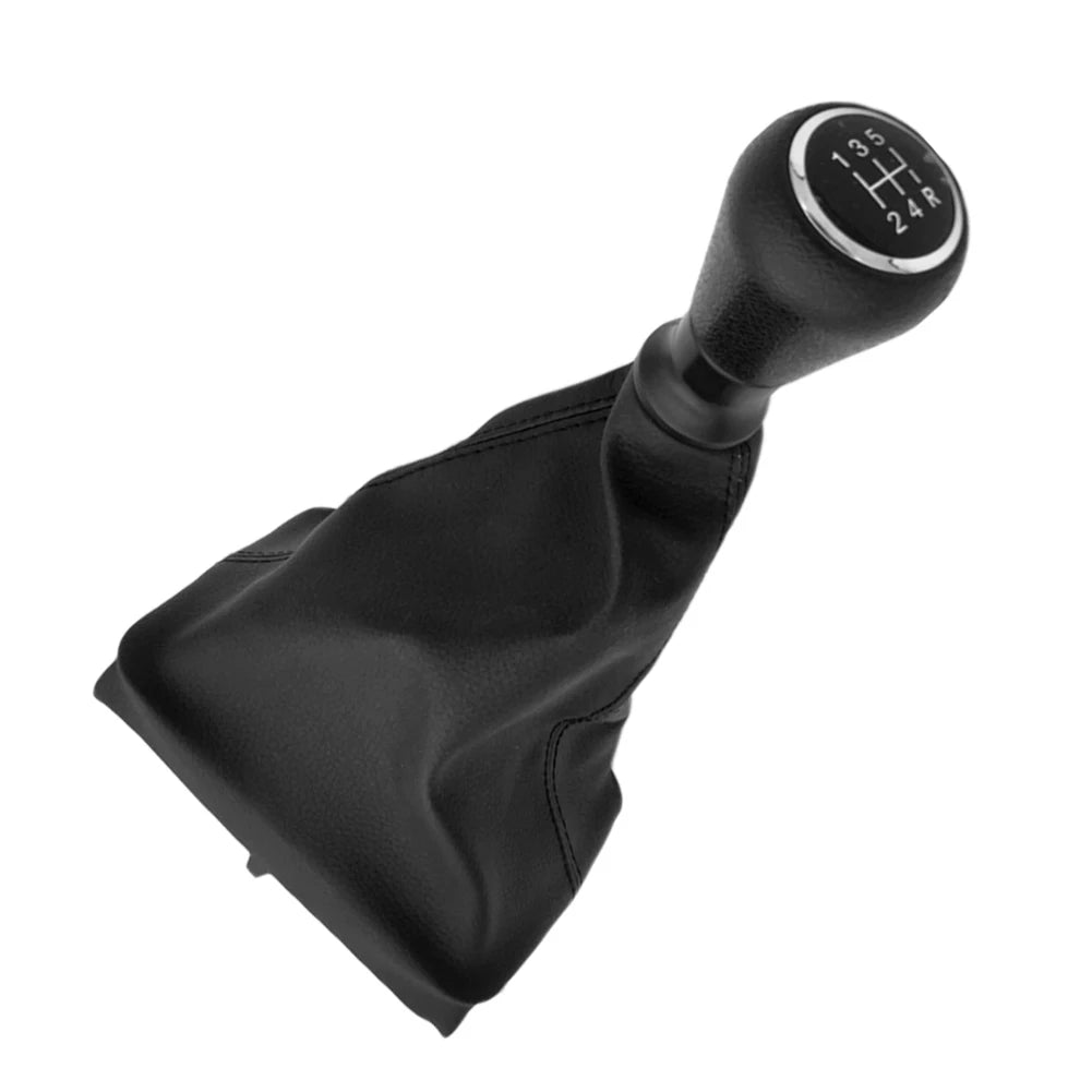 For Peugeot 206 207 307 Citroen C3/C5 PU 5 Speed Gear Shift Knob Shifter Lever Stick Gaiter Boot Cover Car Accessories