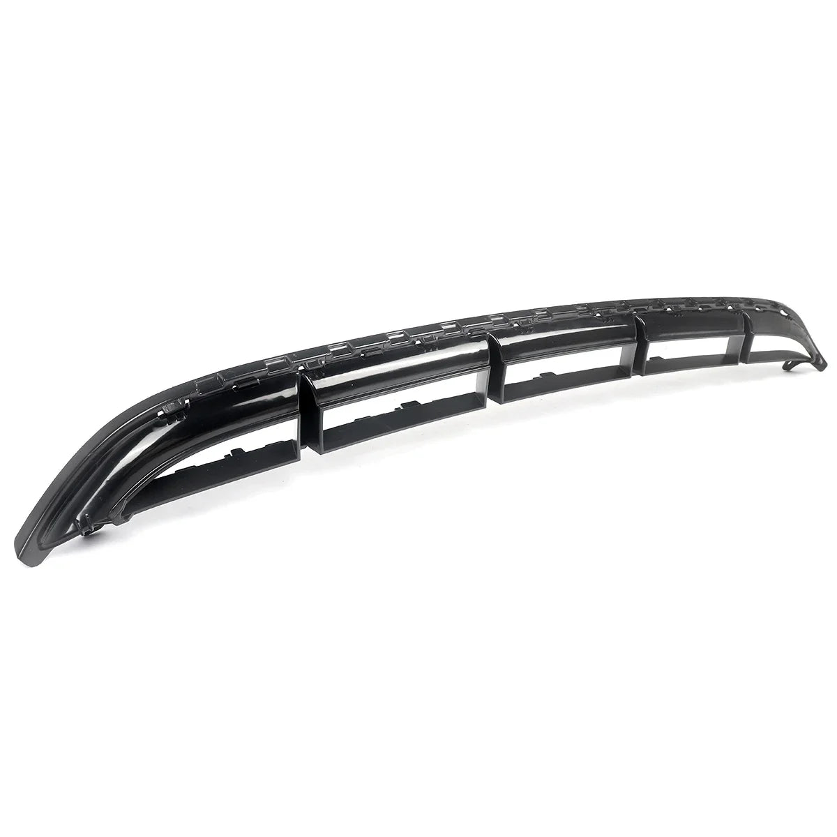 MAGICKIT For 2010-2015 Audi Q7 S-Line Front Bumper Lower Grille Cover Black US CAR Accessories Sport Model Black