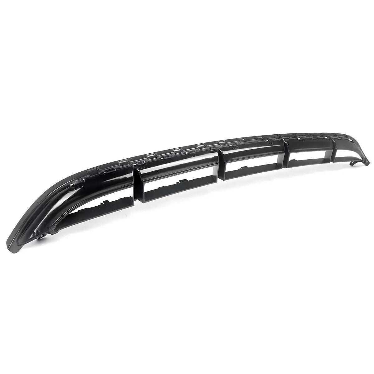 MAGICKIT For 2010-2015 Audi Q7 S-Line Front Bumper Lower Grille Cover Black US CAR Accessories Sport Model Black