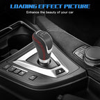 Car PU Leather 5 Speed Shifter Lever With Gear Knob Manual Transmission Replaceable Cap Cover Gear Shift Knob Car Accessories