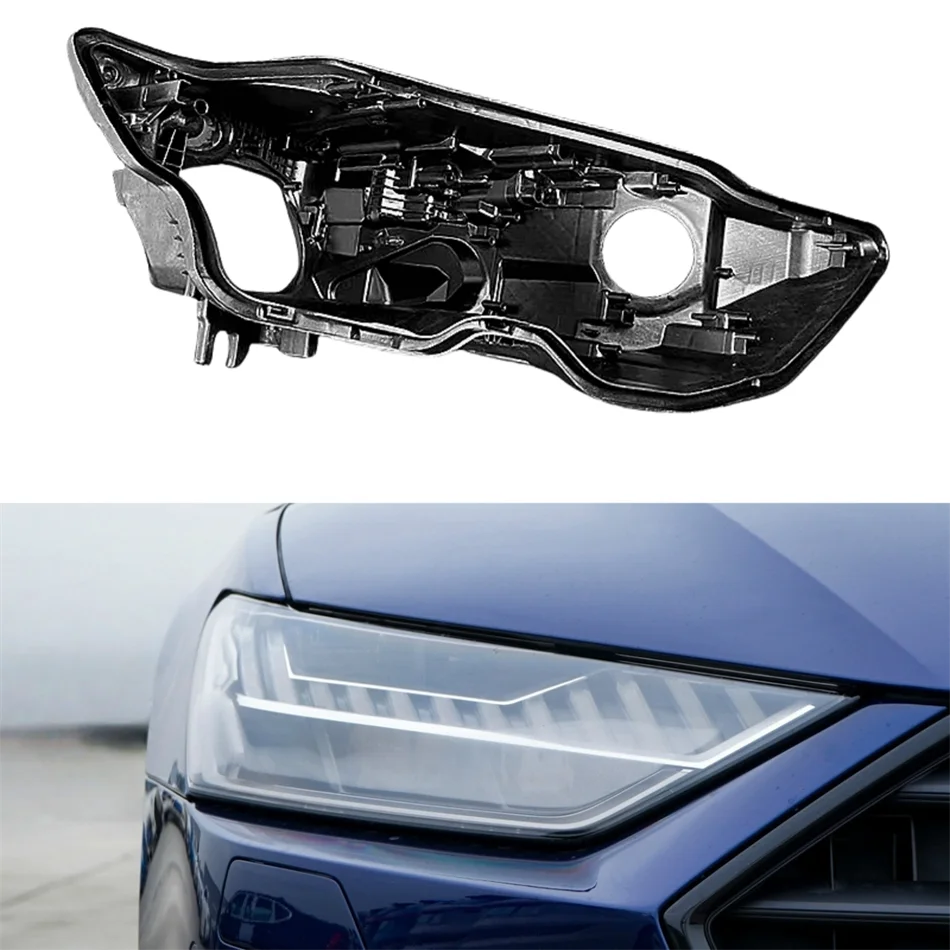 For Audi A7 2019 2020 2021 2022 2023 Car Accessories Base Head Lamp Shell Headlight Accessories Front Headlight Cover