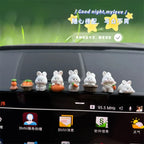 Car interior accessories, car center console decorations, cute bunny car accessories, electric vehicle accessories