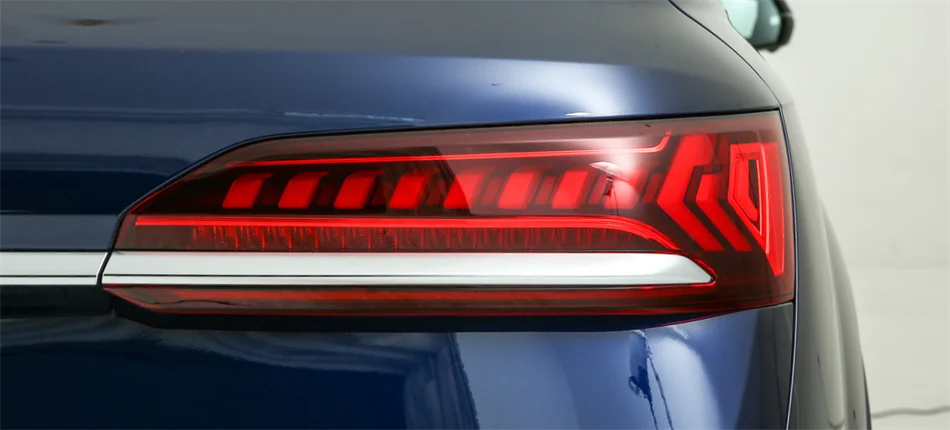For Audi Q7 2020 2021 2022 2023 2024 Accessories For Vehicles Replacement Car Lights Shell Brake Lights Shell Tail Lamp Cover