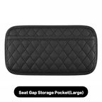 CAR ACCESSORIES MEN - 1 PIECE PU LEATHER CAR SEAT ORGANISER, MOBILE PHONE SUNGLASSES STORAGE, WATERPROOF DOCUMENT HOLDER