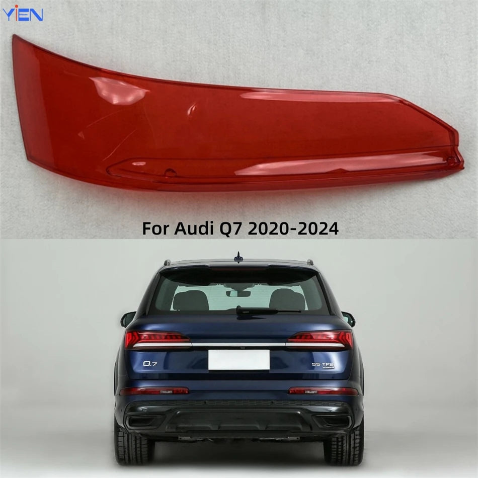 For Audi Q7 2020 2021 2022 2023 2024 Accessories For Vehicles Replacement Car Lights Shell Brake Lights Shell Tail Lamp Cover